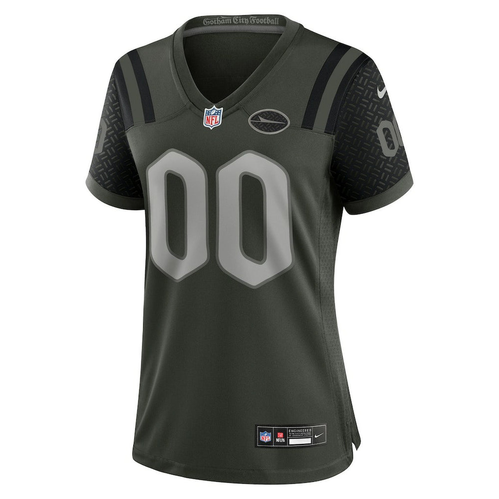 Nike New York Jets Women's 2025 Rivalries Collection Custom Game Jersey Gotham Green