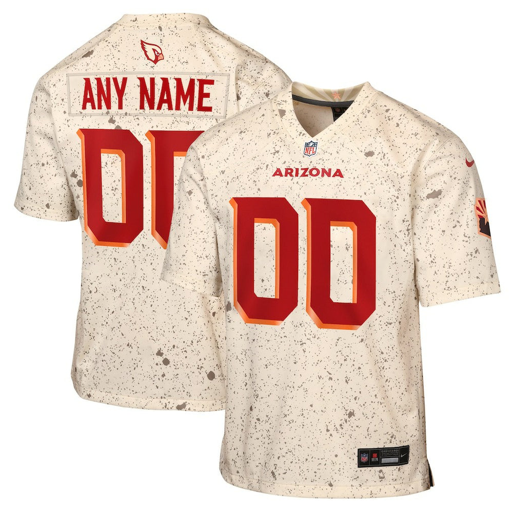 Nike Arizona Cardinals Youth 2025 Rivalries Collection Custom Game Jersey Natural