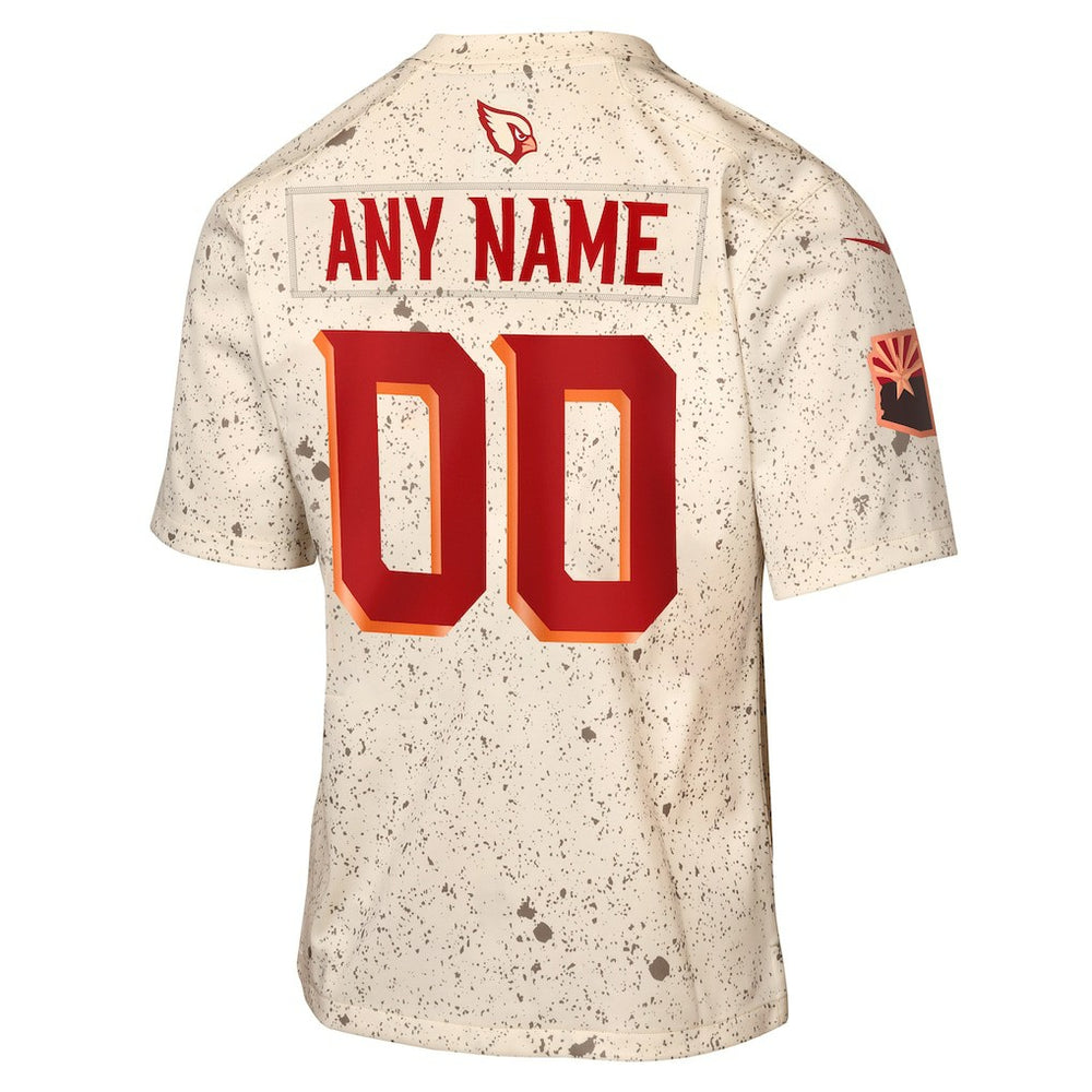Nike Arizona Cardinals Youth 2025 Rivalries Collection Custom Game Jersey Natural