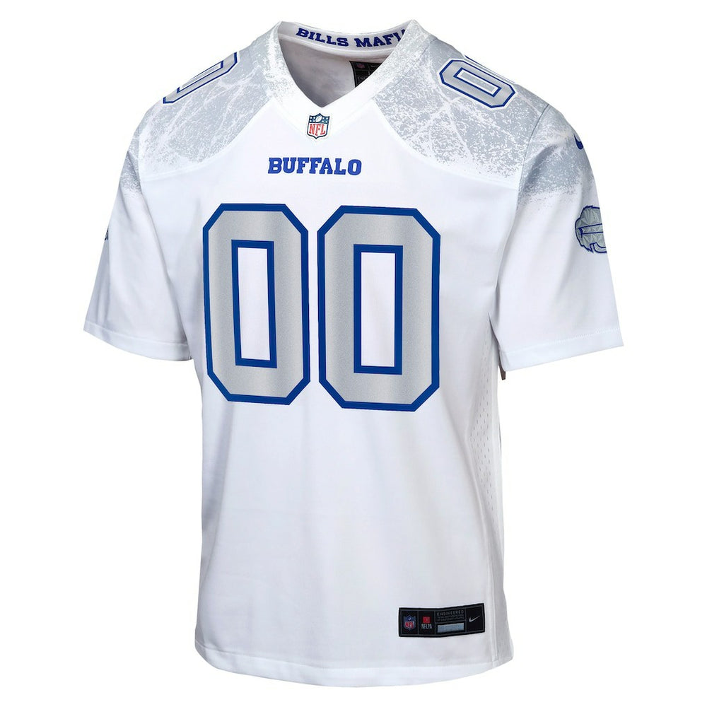 Nike Buffalo Bills Youth 2025 Rivalries Collection Custom Game Jersey White