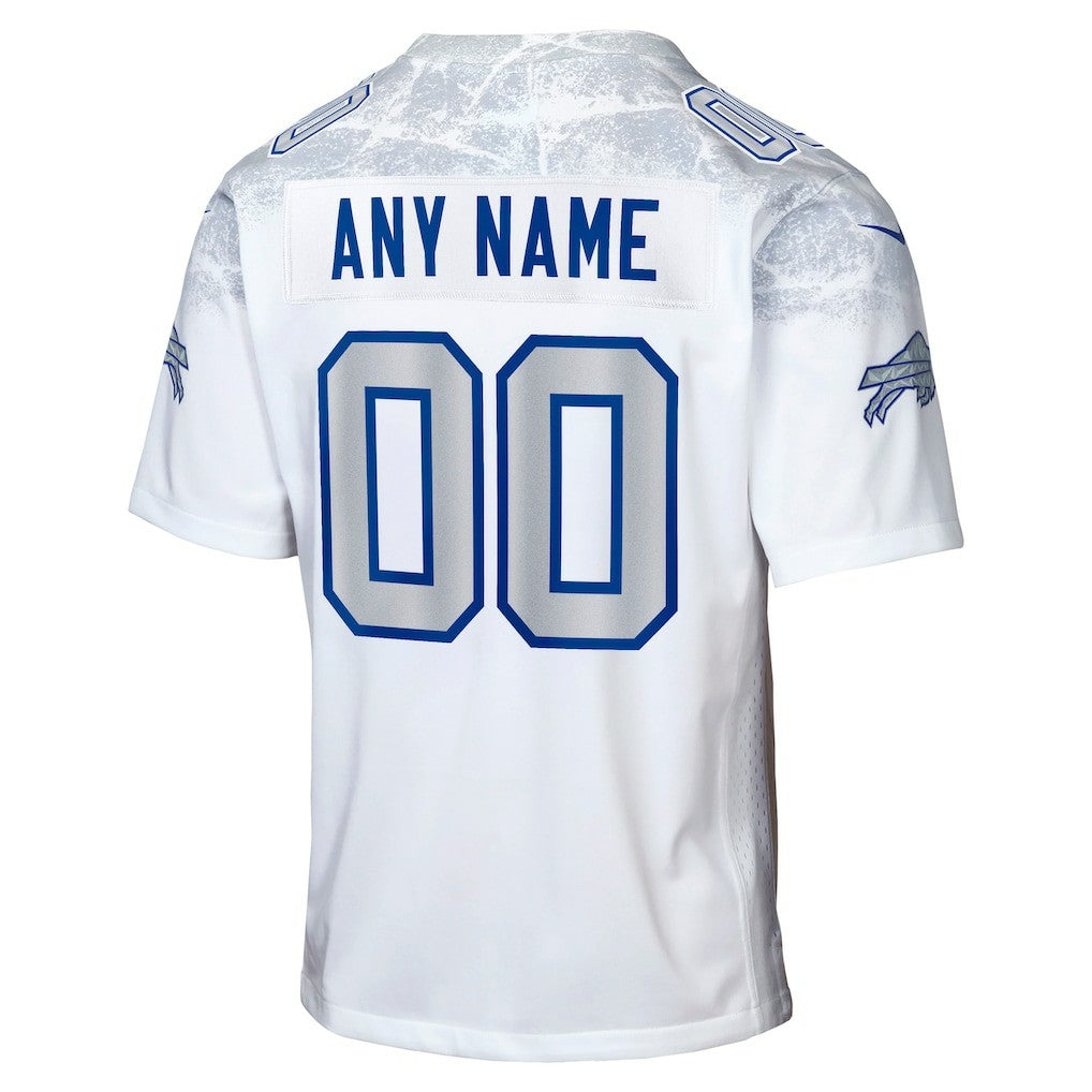 Nike Buffalo Bills Youth 2025 Rivalries Collection Custom Game Jersey White