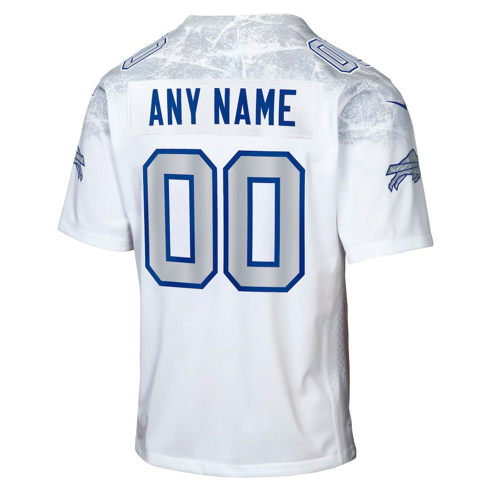 Nike Buffalo Bills Youth 2025 Rivalries Collection Custom Game Jersey White
