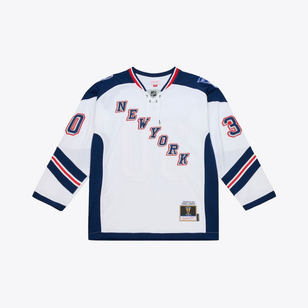 Henrik Lundqvist New York Rangers Mitchell & Ness 2014 NHL Stadium Series Power Play Jersey - White - NHL 203380302