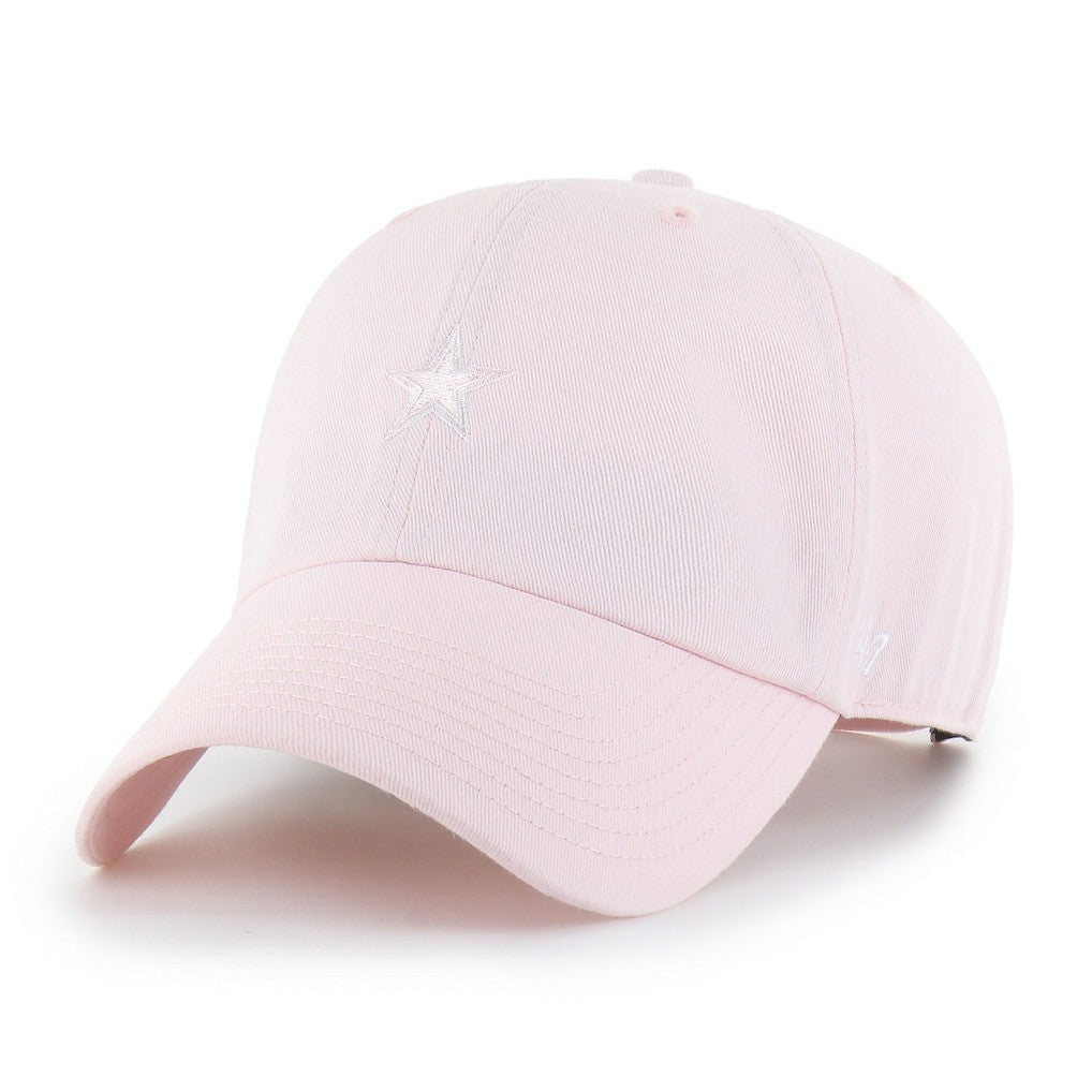47 brand Dallas Cowboys '47 Women's Base Runner Ballpark Clean Up Adjustable Hat Light Pink