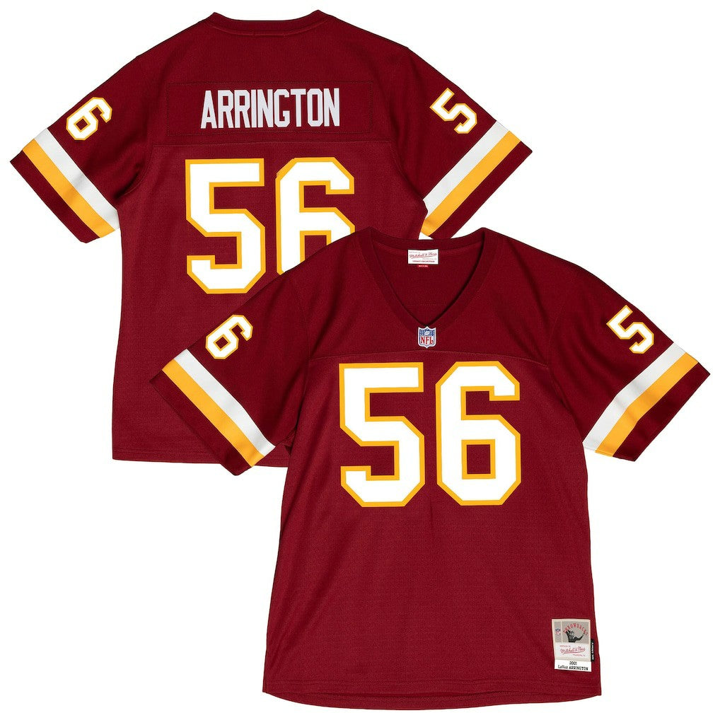 Mitchell & Ness LaVar Arrington Washington Commanders 2001 Legacy Throwback Replica Jersey Burgundy