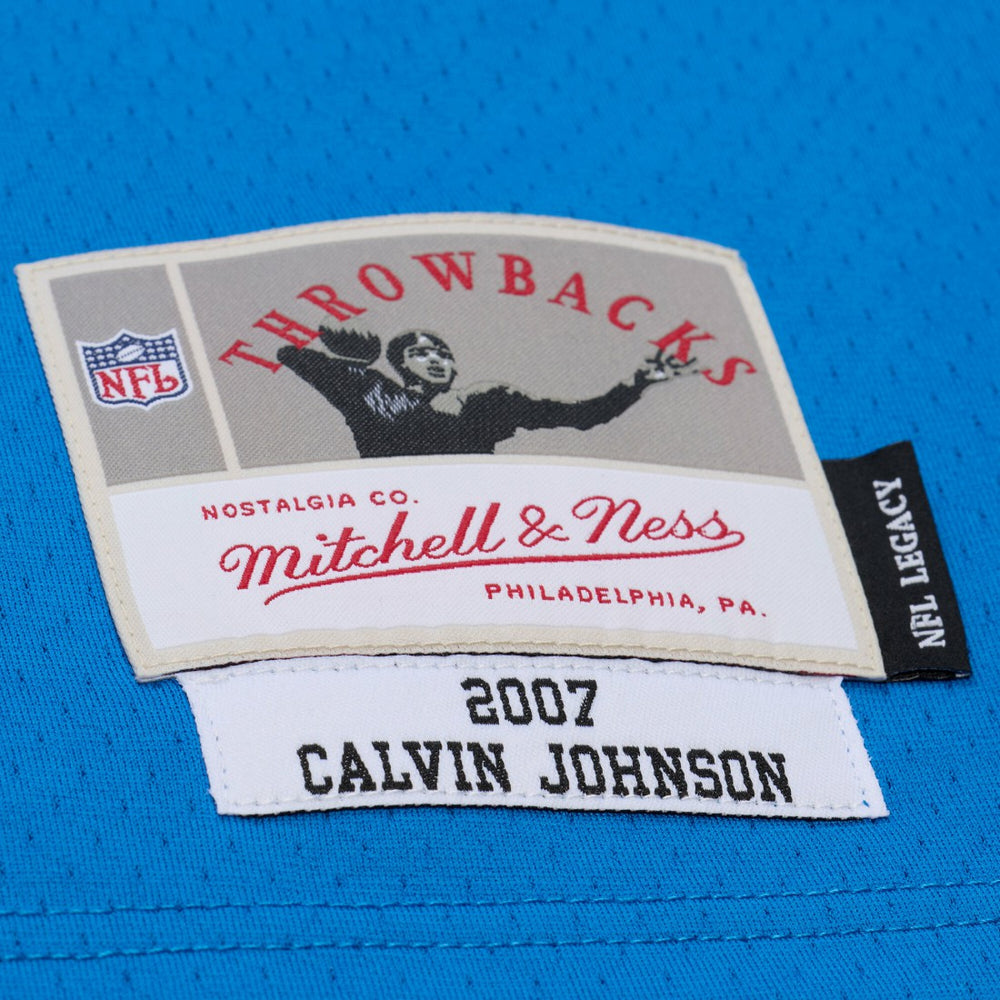 Mitchell & Ness Calvin Johnson Detroit Lions 2007 Legacy Replica Jersey Blue