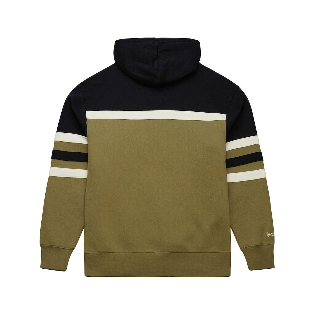 Mitchell & Ness Buffalo Bills Vintage Logo Head Coach Hoodie Olive