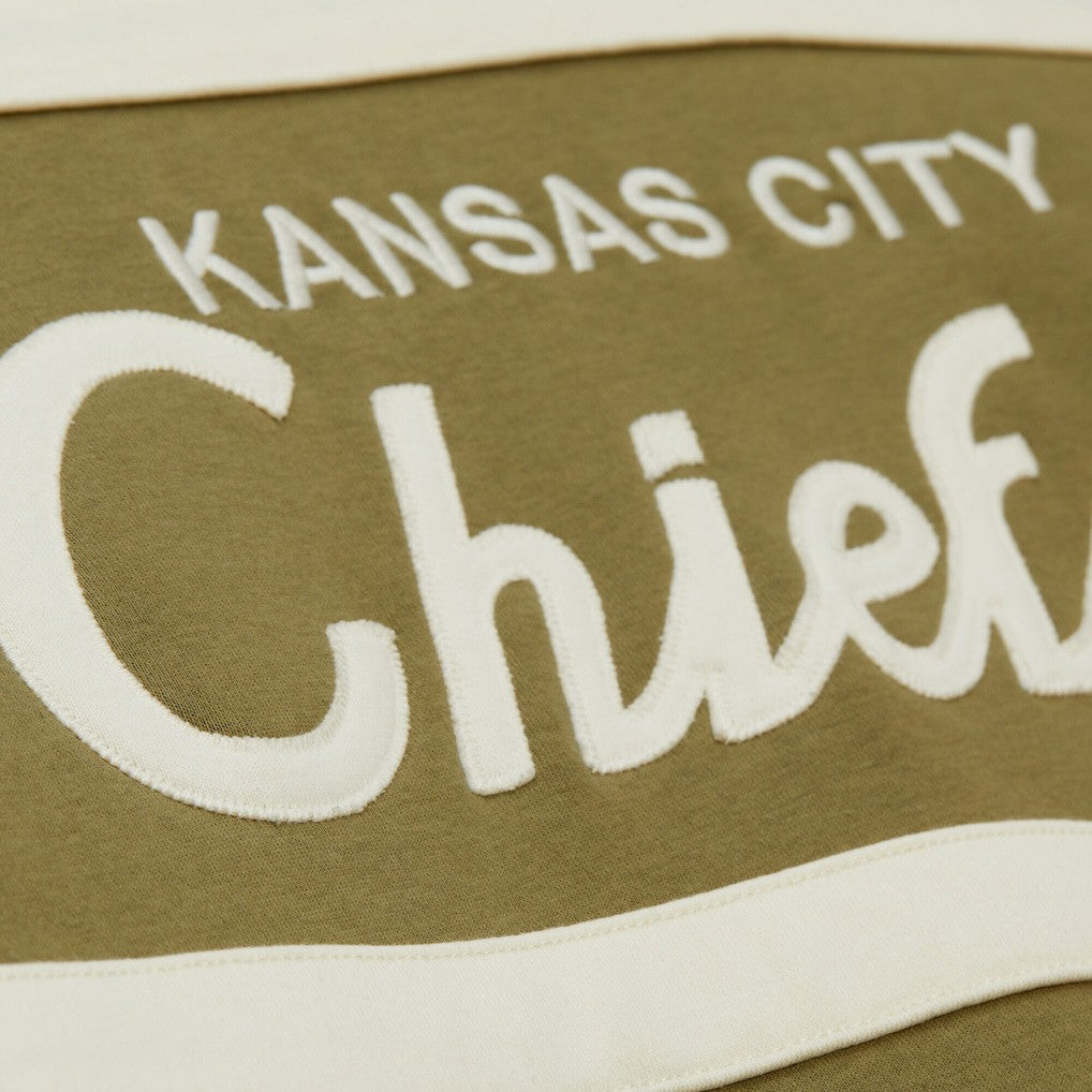 Mitchell & Ness Kansas City Chiefs Vintage Logo Head Coach Hoodie Olive