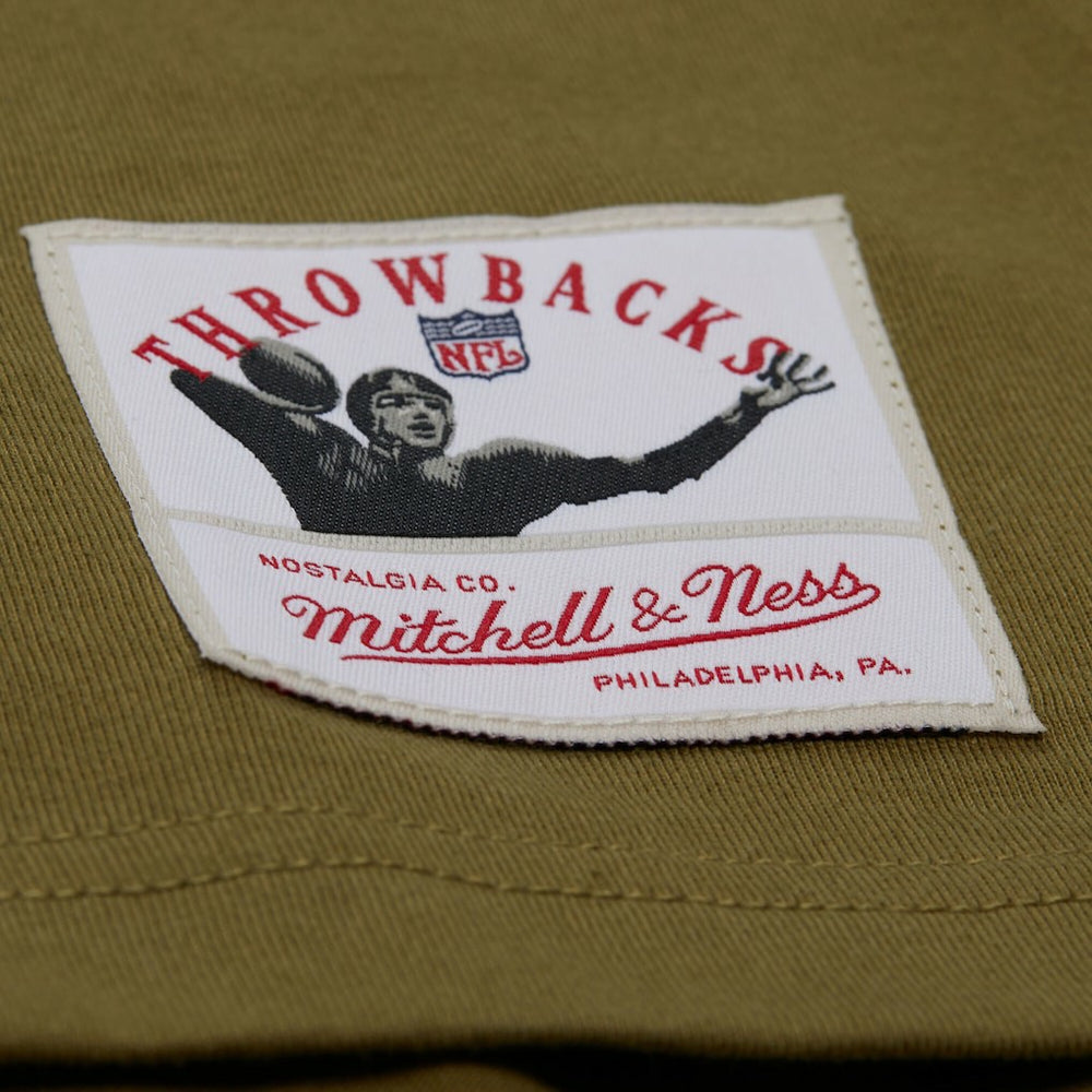 Mitchell & Ness Buffalo Bills Vintage Logo Premium T-Shirt Olive