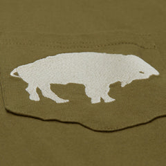 Mitchell & Ness Buffalo Bills Vintage Logo Premium T-Shirt Olive