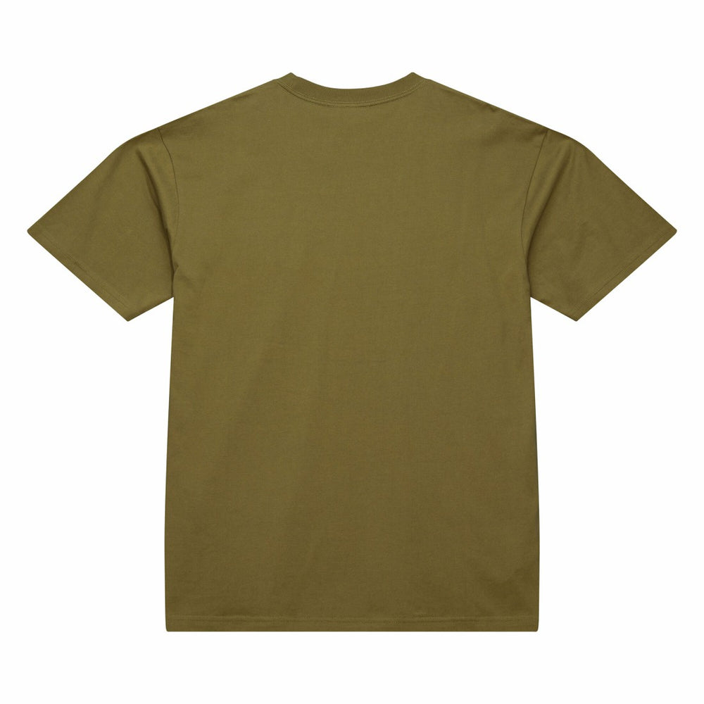 Mitchell & Ness Green Bay Packers Vintage Logo Premium T-Shirt Olive