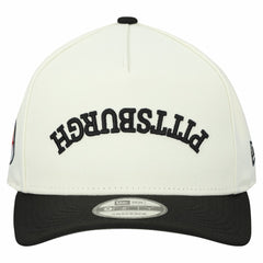 Pittsburgh Steelers New Era Upside Down 9FIFTY A-Frame Snapback Hat Cream