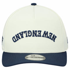 New England Patriots New Era Upside Down 9FIFTY A-Frame Snapback Hat Cream