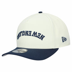 New England Patriots New Era Upside Down 9FIFTY A-Frame Snapback Hat Cream