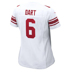 Nike Jaxson Dart New York Giants Women's Game Jersey White