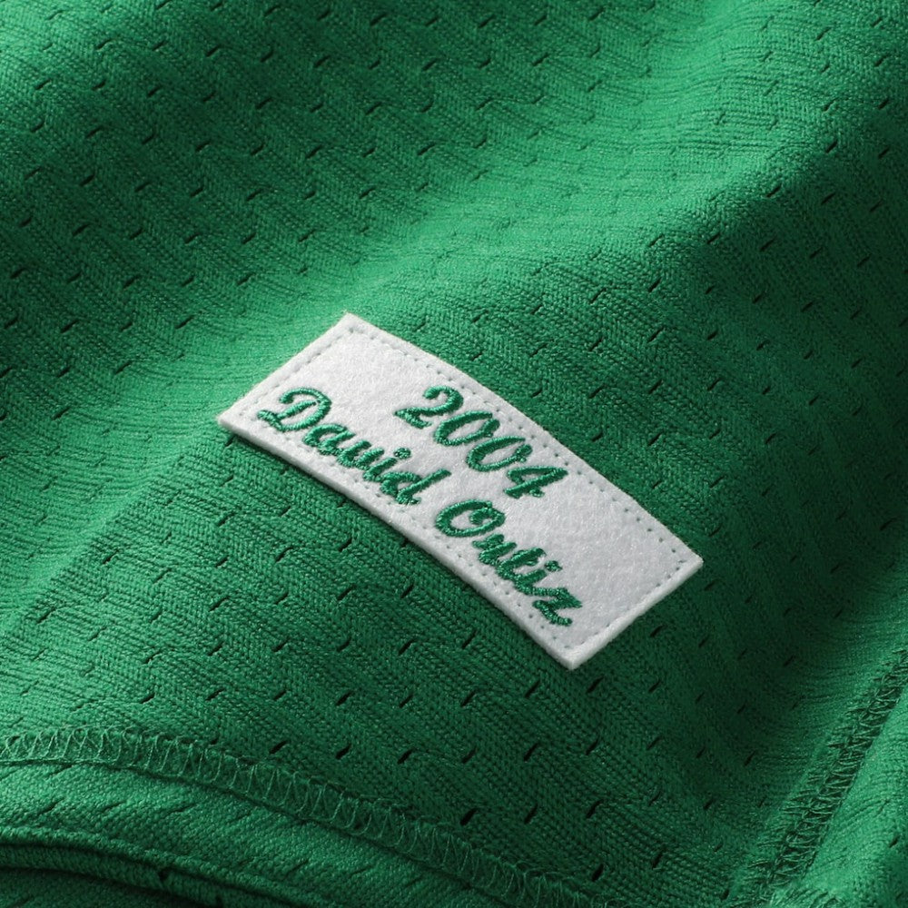 David Ortiz Boston Red Sox Mitchell & Ness Big & Tall Cooperstown Collection Mesh Batting Practice Jersey - Kelly Green - Mitchell & Ness Online