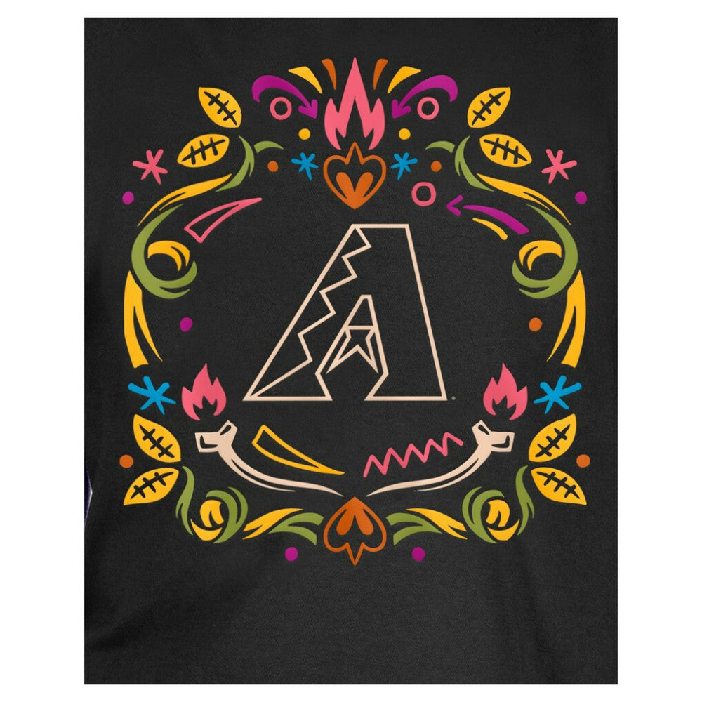 Arizona Diamondbacks New Era Youth Día de los Muertos T-Shirt - Black - New Era Lifestyle