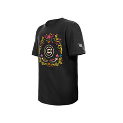 Chicago Cubs New Era Youth Día de los Muertos T-Shirt - Black - New Era Lifestyle