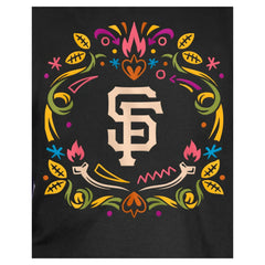 San Francisco Giants New Era Youth Día de los Muertos T-Shirt - Black - New Era Lifestyle