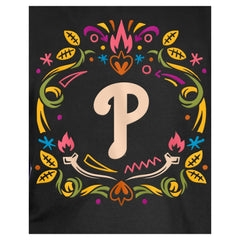 Philadelphia Phillies New Era Youth Día de los Muertos T-Shirt - Black - New Era Discount