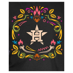 Houston Astros New Era Youth Día de los Muertos T-Shirt - Black - New Era Sale