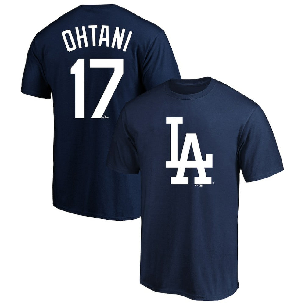 Shohei Ohtani Los Angeles Dodgers Profile Big & Tall Player Name & Number T-Shirt - Navy - MLB Discount