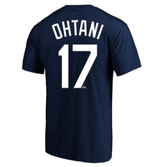 Shohei Ohtani Los Angeles Dodgers Profile Big & Tall Player Name & Number T-Shirt - Navy - MLB Discount