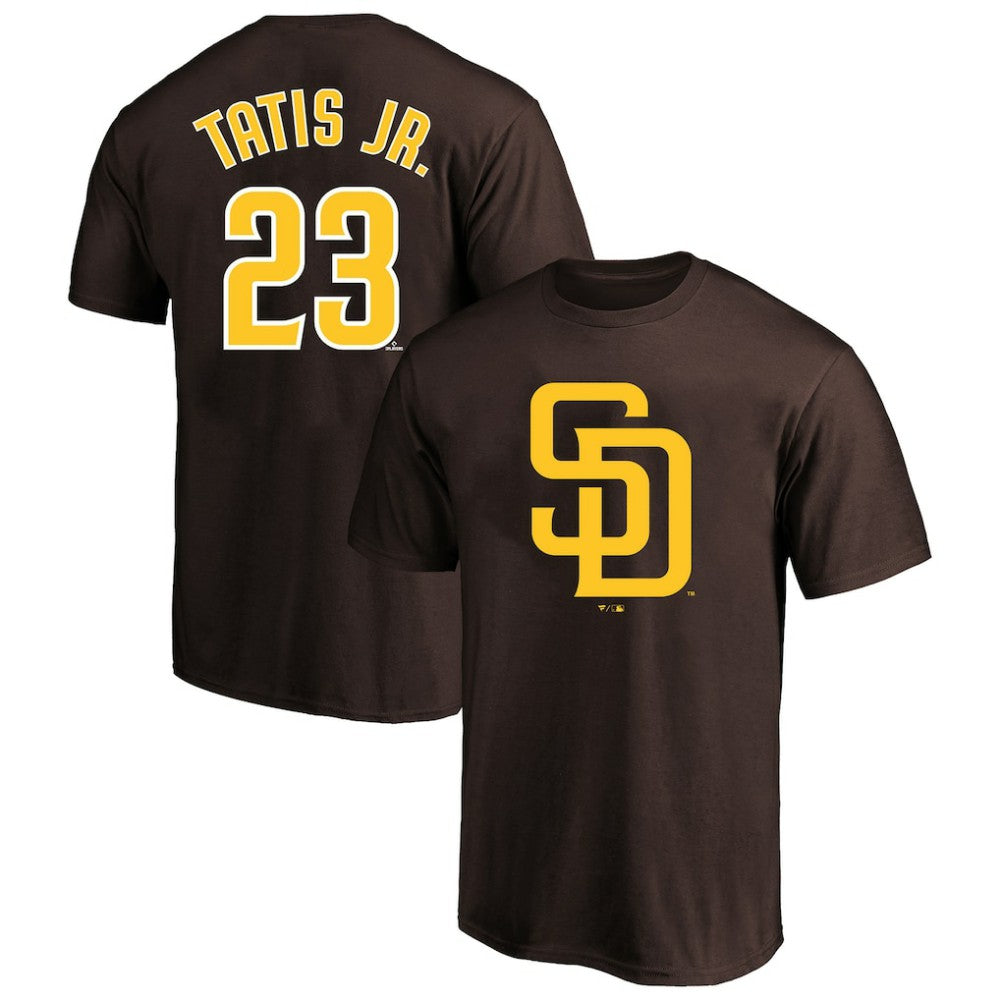 Fernando Tatis Jr. San Diego Padres Profile Big & Tall Player Name & Number T-Shirt - Brown - MLB Lifestyle