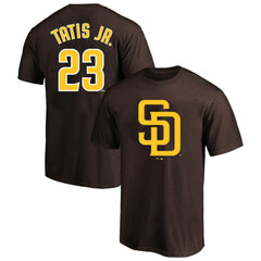 Fernando Tatis Jr. San Diego Padres Profile Big & Tall Player Name & Number T-Shirt - Brown - MLB Lifestyle