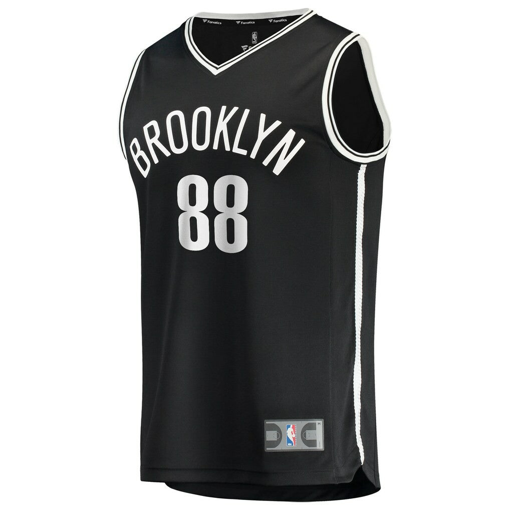 Nolan Traoré Brooklyn Nets Fast Break Replica Jersey Black Icon Edition | Fanatics US