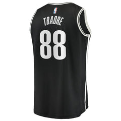 Nolan Traoré Brooklyn Nets Youth Fast Break Replica Jersey Black Icon Edition | Fanatics US
