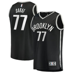 Ben Saraf Brooklyn Nets Fast Break Replica Jersey Black Icon Edition | Fanatics discount