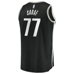 Ben Saraf Brooklyn Nets Fast Break Replica Jersey Black Icon Edition | Fanatics discount