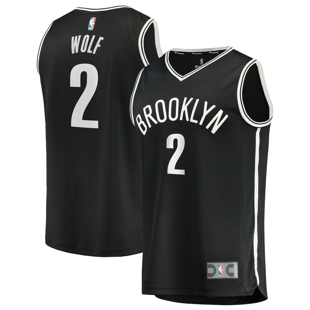 Daniel Wolf Brooklyn Nets Youth Fast Break Replica Jersey Black Icon Edition | Fanatics discount