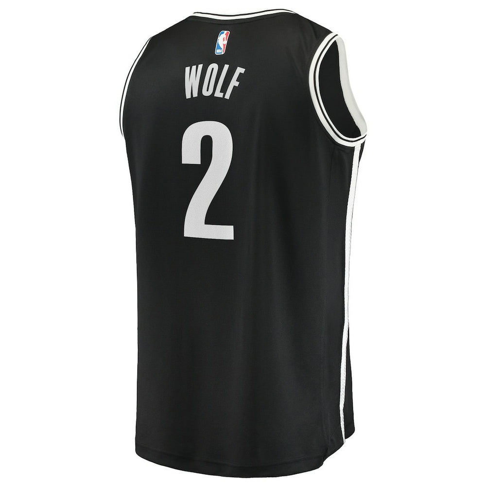 Daniel Wolf Brooklyn Nets Youth Fast Break Replica Jersey Black Icon Edition | Fanatics discount