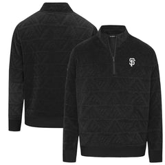 San Francisco Giants Levelwear Women's Camden Insignia 2.0 Quarter-Zip Jacket - Black - MLB Sale