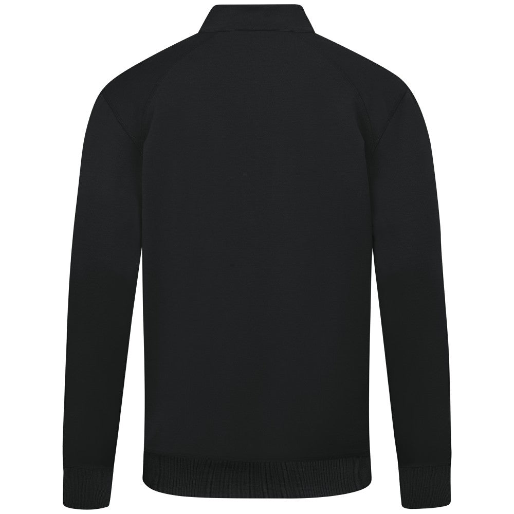 Cleveland Guardians Levelwear Upright Insignia Tri-Blend Quarter-Zip Pullover - Black - MLB Lifestyle