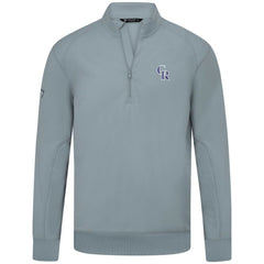Colorado Rockies Levelwear Upright Insignia Tri-Blend Quarter-Zip Pullover - Gray - MLB Online