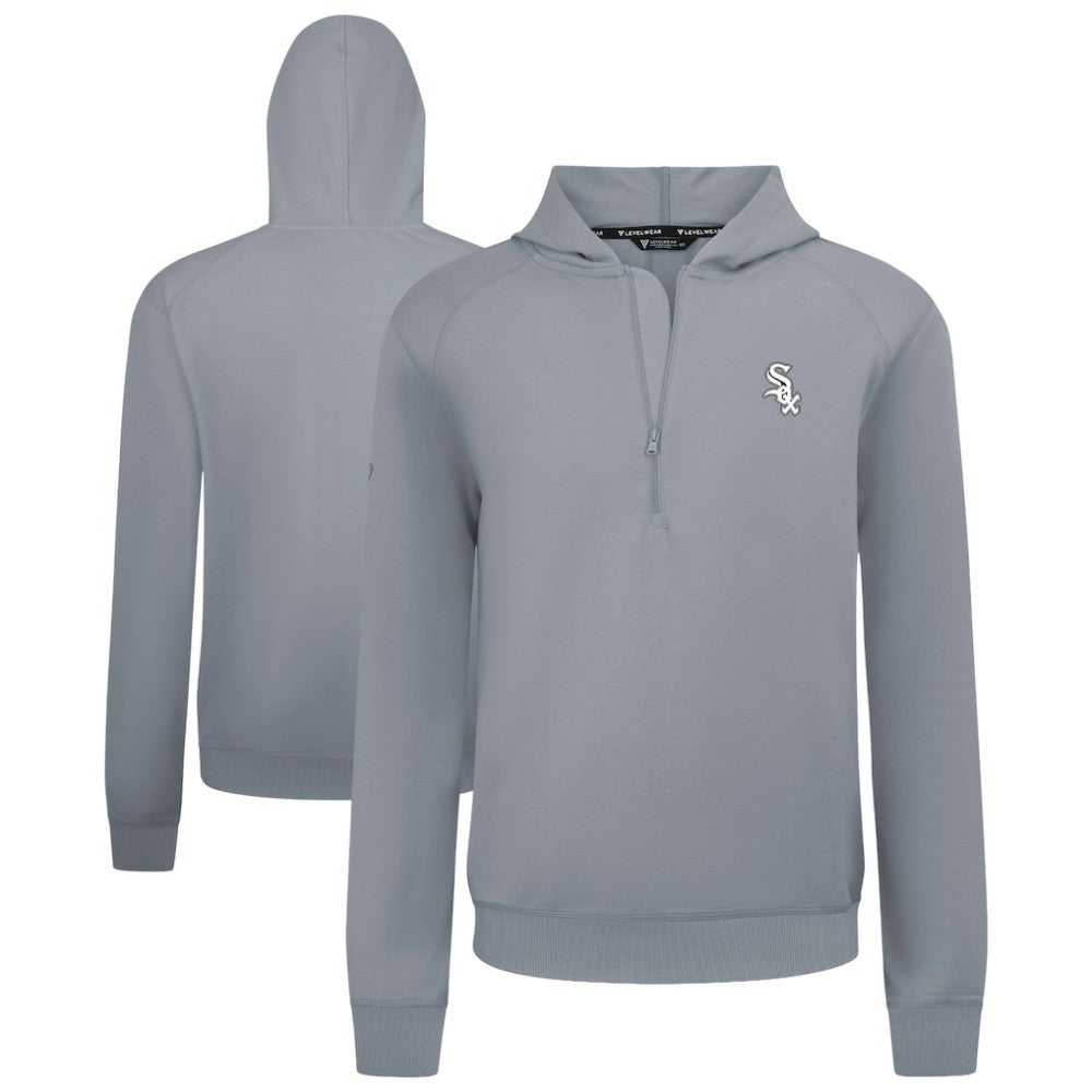 Chicago White Sox Levelwear Technic Insignia Quarter-Zip Hoodie - Gray - MLB on Sale