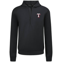 Texas Rangers Levelwear Technic Insignia Quarter-Zip Hoodie - Black - MLB Online