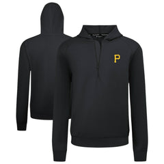 Pittsburgh Pirates Levelwear Technic Insignia Quarter-Zip Hoodie - Black - MLB Online
