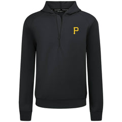 Pittsburgh Pirates Levelwear Technic Insignia Quarter-Zip Hoodie - Black - MLB Online