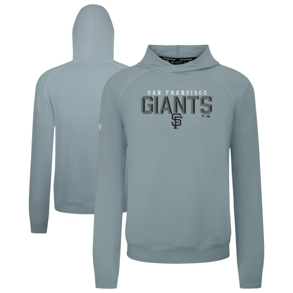 San Francisco Giants Levelwear Mandate Carve Tri-Blend Hoodie - Gray - MLB Sale