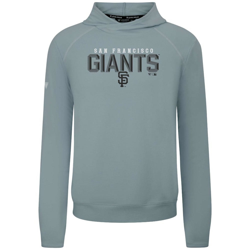 San Francisco Giants Levelwear Mandate Carve Tri-Blend Hoodie - Gray - MLB Sale