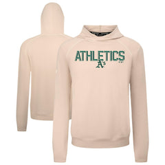 Athletics Levelwear Mandate Carve Tri-Blend Hoodie - Khaki - MLB Sale