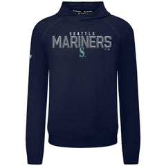 Seattle Mariners Levelwear Mandate Carve Tri-Blend Hoodie - Navy - MLB Sale