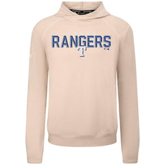Texas Rangers Levelwear Mandate Carve Tri-Blend Hoodie - Khaki - MLB on Sale