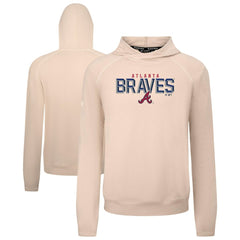 Atlanta Braves Levelwear Mandate Carve Tri-Blend Hoodie - Khaki - MLB Online