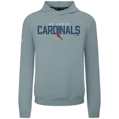 St. Louis Cardinals Levelwear Mandate Carve Tri-Blend Hoodie - Gray - MLB Lifestyle
