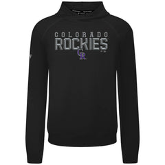 Colorado Rockies Levelwear Mandate Carve Tri-Blend Hoodie - Black - MLB Online